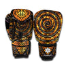 Polynesian Sea Turtle Print Boxing Gloves