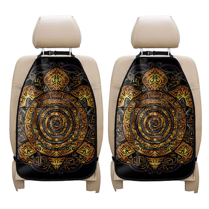 Polynesian Sea Turtle Print Car Seat Organizers