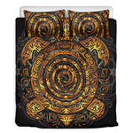 Polynesian Sea Turtle Print Duvet Cover Bedding Set