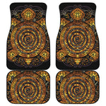 Polynesian Sea Turtle Print Front and Back Car Floor Mats