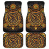 Polynesian Sea Turtle Print Front and Back Car Floor Mats