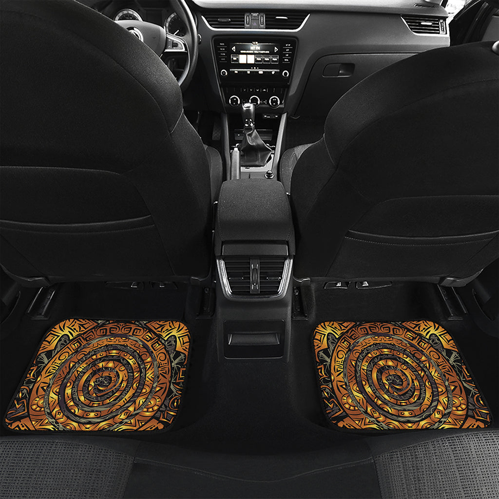 Polynesian Sea Turtle Print Front and Back Car Floor Mats