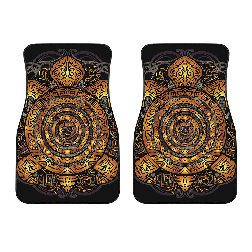 Polynesian Sea Turtle Print Front Car Floor Mats