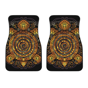 Polynesian Sea Turtle Print Front Car Floor Mats