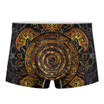 Polynesian Sea Turtle Print Men's Boxer Briefs