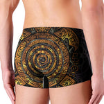 Polynesian Sea Turtle Print Men's Boxer Briefs