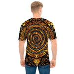 Polynesian Sea Turtle Print Men's T-Shirt