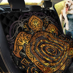 Polynesian Sea Turtle Print Pet Car Back Seat Cover