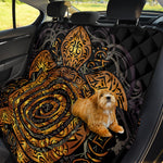 Polynesian Sea Turtle Print Pet Car Back Seat Cover