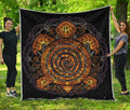 Polynesian Sea Turtle Print Quilt