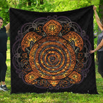 Polynesian Sea Turtle Print Quilt