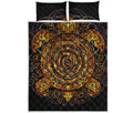 Polynesian Sea Turtle Print Quilt Bed Set