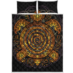 Polynesian Sea Turtle Print Quilt Bed Set