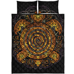 Polynesian Sea Turtle Print Quilt Bed Set