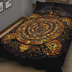 Polynesian Sea Turtle Print Quilt Bed Set