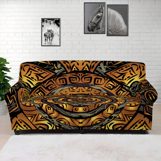Polynesian Sea Turtle Print Sofa Cover
