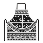 Polynesian Tribal Tattoo Pattern Print Apron