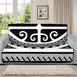 Polynesian Tribal Tattoo Pattern Print Futon Protector