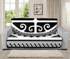 Polynesian Tribal Tattoo Pattern Print Futon Protector