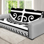 Polynesian Tribal Tattoo Pattern Print Futon Protector