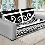 Polynesian Tribal Tattoo Pattern Print Futon Protector