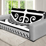 Polynesian Tribal Tattoo Pattern Print Futon Protector