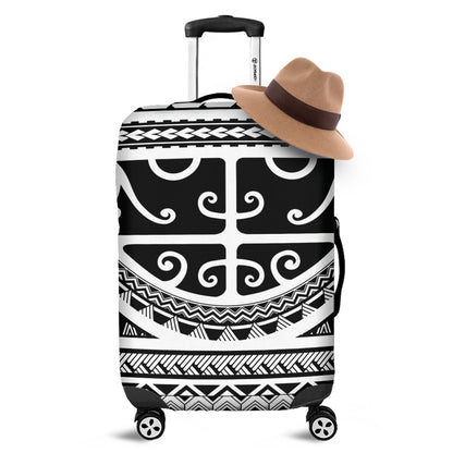 Polynesian Tribal Tattoo Pattern Print Luggage Cover