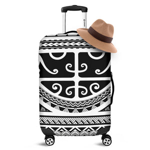 Polynesian Tribal Tattoo Pattern Print Luggage Cover