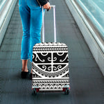 Polynesian Tribal Tattoo Pattern Print Luggage Cover