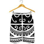 Polynesian Tribal Tattoo Pattern Print Men's Shorts