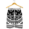 Polynesian Tribal Tattoo Pattern Print Men's Shorts