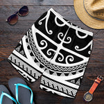 Polynesian Tribal Tattoo Pattern Print Men's Shorts