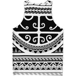 Polynesian Tribal Tattoo Pattern Print Men's Tank Top