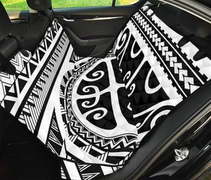 Polynesian Tribal Tattoo Pattern Print Pet Car Back Seat Cover