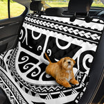 Polynesian Tribal Tattoo Pattern Print Pet Car Back Seat Cover