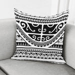 Polynesian Tribal Tattoo Pattern Print Pillow Cover