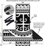 Polynesian Tribal Tattoo Pattern Print Recliner Protector