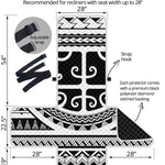 Polynesian Tribal Tattoo Pattern Print Recliner Protector