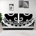 Polynesian Tribal Tattoo Pattern Print Sofa Cover