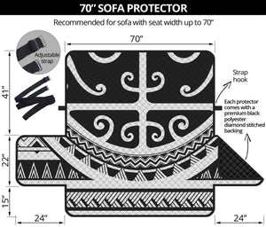 Polynesian Tribal Tattoo Pattern Print Sofa Protector