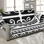 Polynesian Tribal Tattoo Pattern Print Sofa Protector