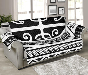 Polynesian Tribal Tattoo Pattern Print Sofa Protector