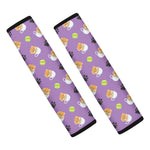 Pomeranian In Tea Cup Pattern Print Car Seat Belt Covers