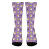 Pomeranian In Tea Cup Pattern Print Crew Socks