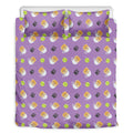 Pomeranian In Tea Cup Pattern Print Duvet Cover Bedding Set