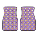 Pomeranian In Tea Cup Pattern Print Front Car Floor Mats
