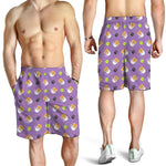Pomeranian In Tea Cup Pattern Print Men's Shorts
