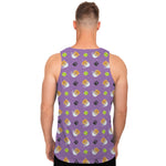 Pomeranian In Tea Cup Pattern Print Men's Tank Top