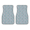 Poodle And Crown Pattern Print Front Car Floor Mats