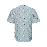 Poodle And Crown Pattern Print Men's Baseball Jersey